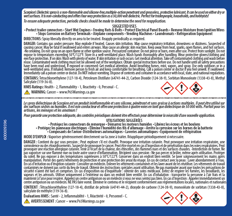 Scorpion Dielectric Lubricant Spray - Case